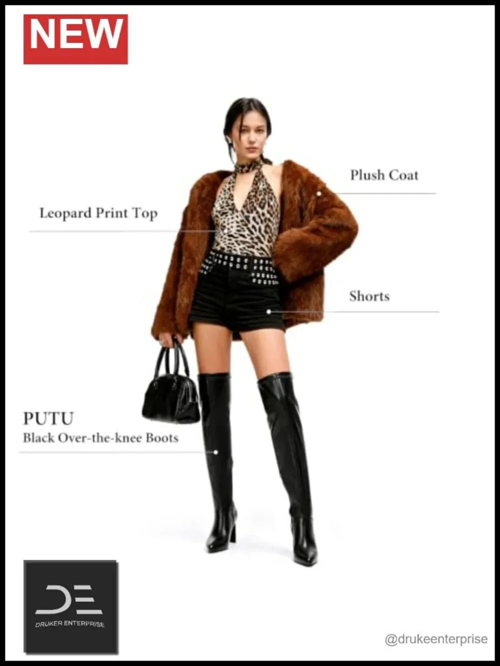 Thigh High Boots Women Pointed Toe Over The Knee Stretch Fabric Block Heel